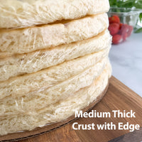 12 inch Vegan Pack of 6 Pizza Crusts